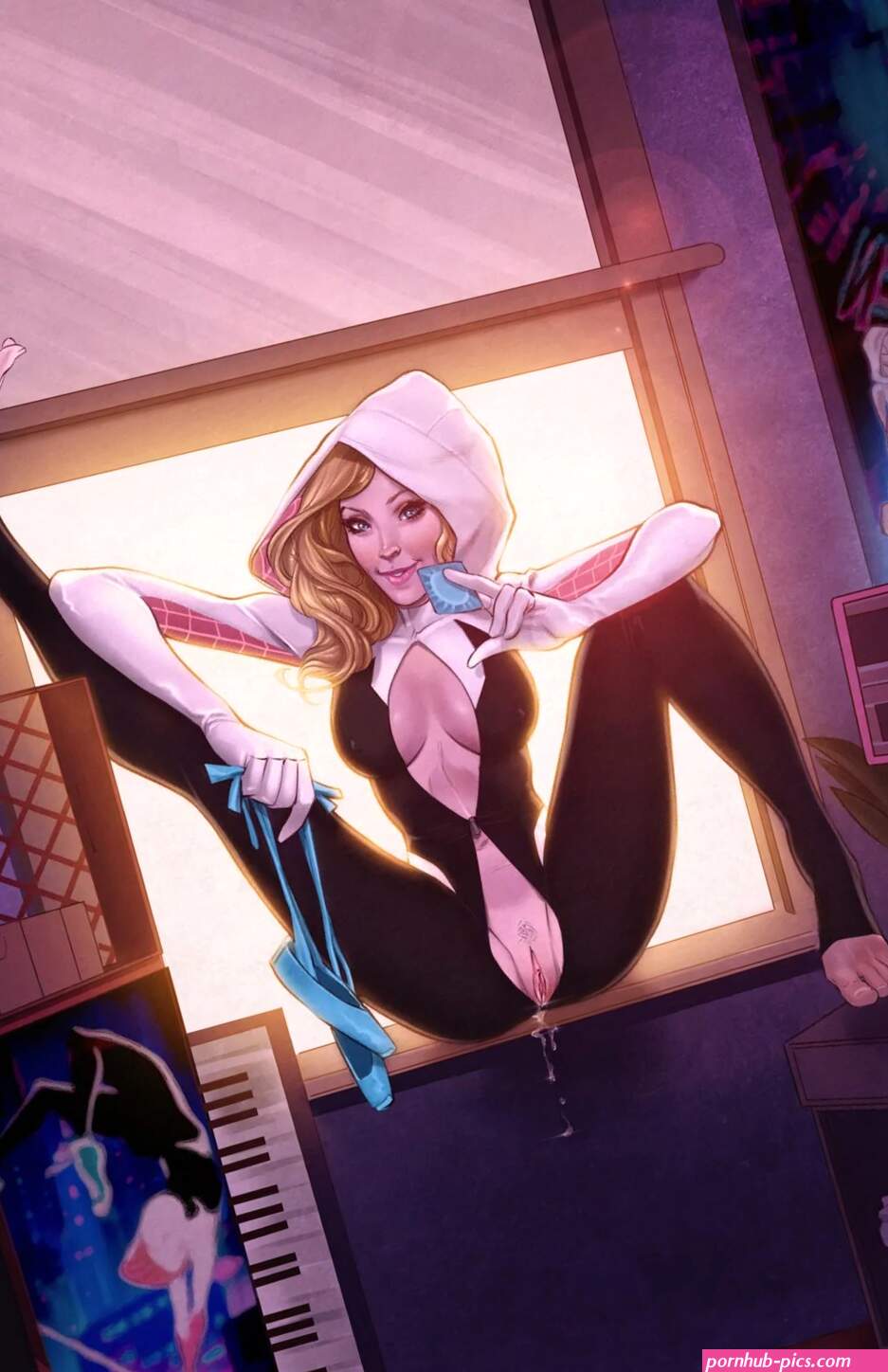 Spider Gwen: Naughty Adventures In Super Whoreing Part 2 Porn Comic english 14