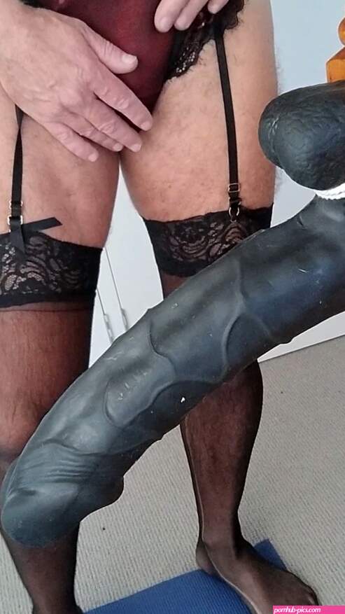 Crossdresser Tranny Fucks Large Anal Dildo Wearing Lingerie Stockings and Panties ft. Dragontrainer5 by Dragontrainer: Australian Vibrator Sex Toy Anal Masturbation Homemade Gay Porn