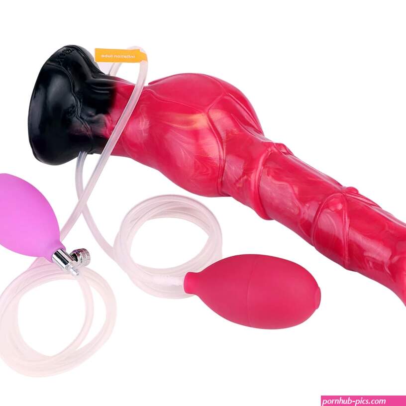 Inflatable Ejaculation Anal Plug With Dog Knot Dildo Vagina Stimulation Squirting Penis Erotic Adult Sexy Adult Toy