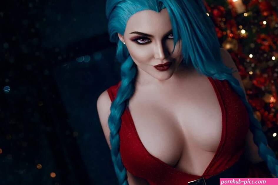 Model Kalinka Fox kalinkafox in cosplay Jinx from League of Legends