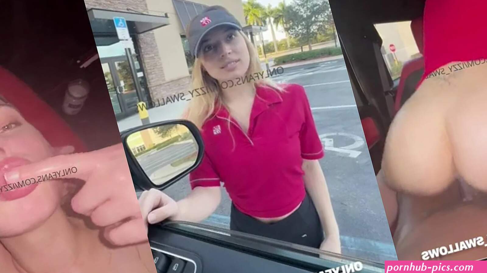 Chick-fil-A Girl IzzySwallows Lets Customer Fuck Her In His Car