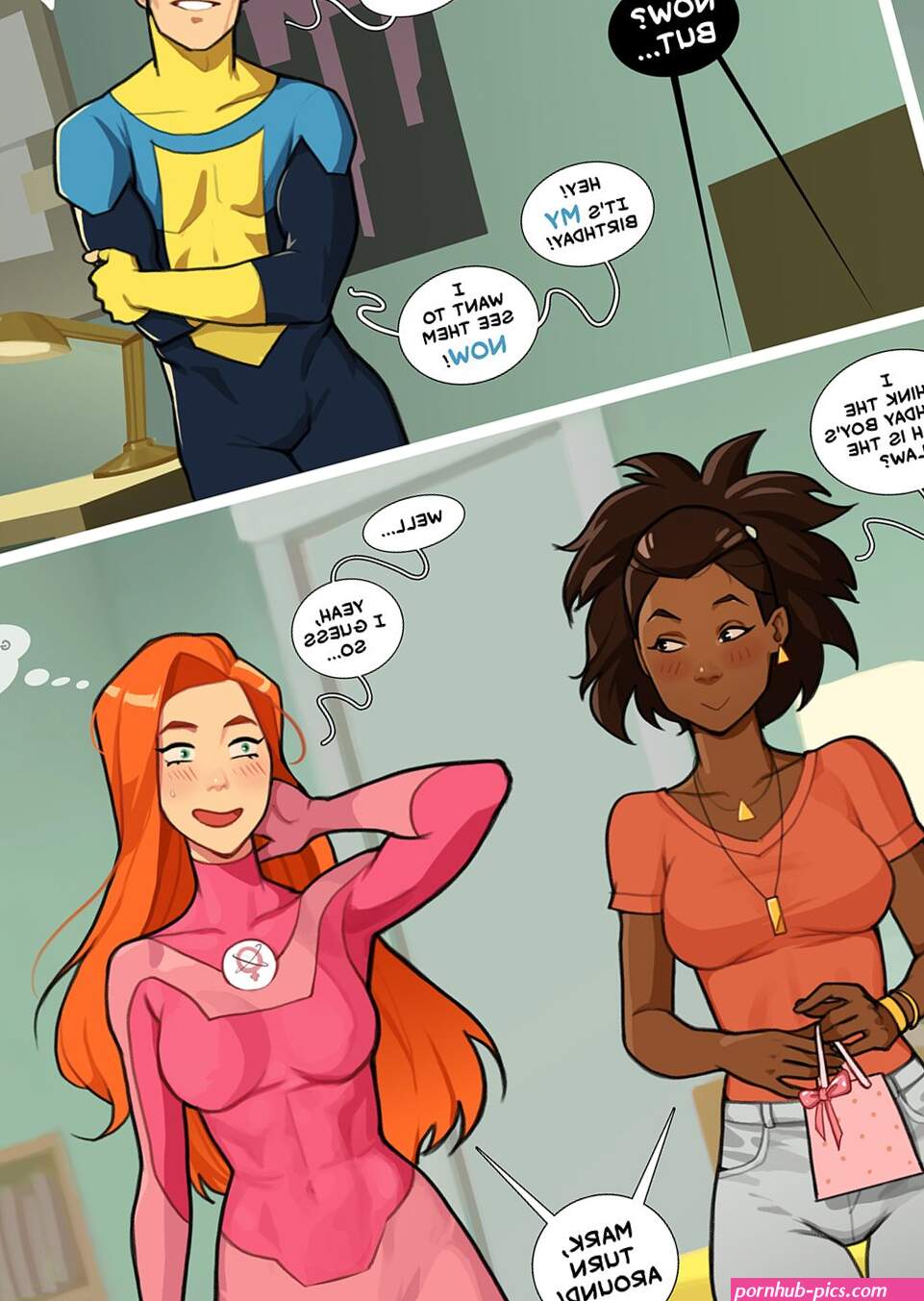 Marks Birthday Invincible Olena Minko comic porn
