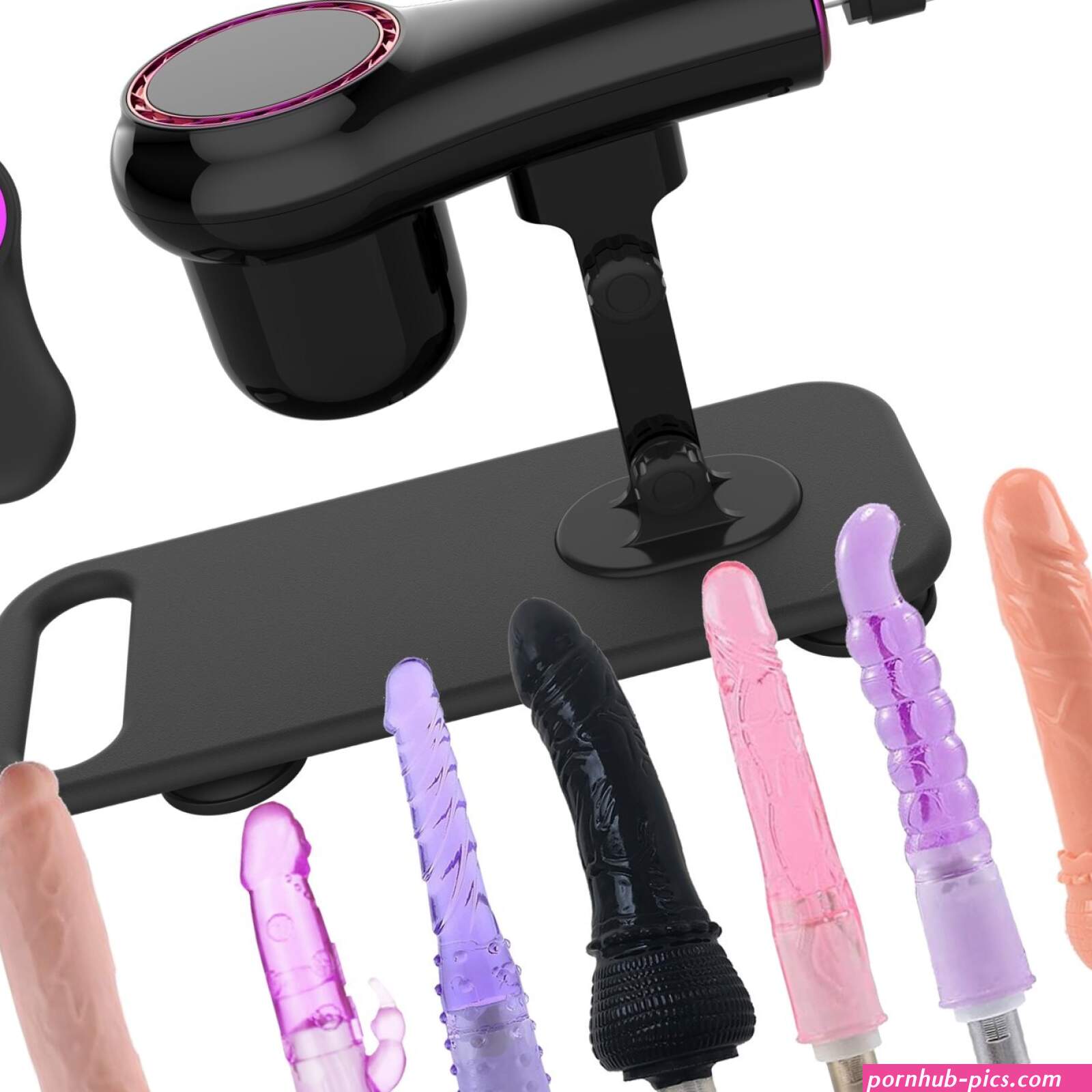 Thrusting Sex Machine with 8 Attachments Remote Control Love Machine for Vaginal Anal Sex Massage