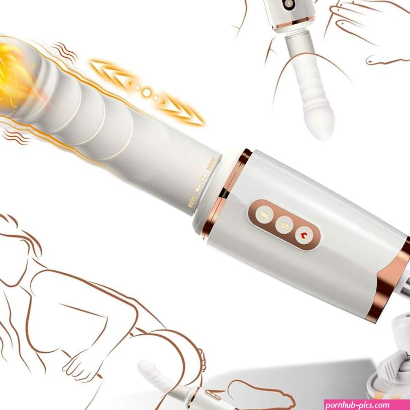 : Sex Machine Thrusting Dildo Vibrator Adult Sex Toys for Women Men G Spot Clitoral Anal Play Dildo Machine Rotatable Switch 7 Vibrating Thrust Modes Smart Heating Big Suction Cup Anal Toys