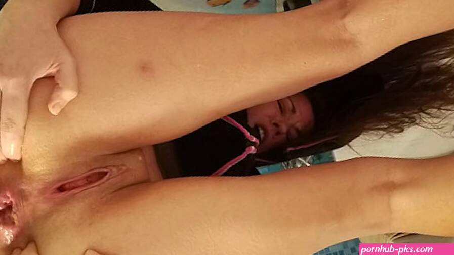 Dildo ANAL real ORGASM and MULTIPLE SQUIRT ORGASMS OPEN ASS n Totally shaved pussy wide spread