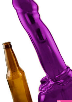 Doc Johnson Great American Challenge 15 inch Vibrating Dildo Purple