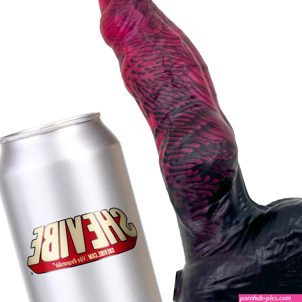 BIG Daddy Dane Werewolf Knot Large 7.75 Platinum Silicone Dildo By De