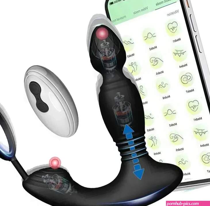 Slimme App Gecontroleerde Duwende Prostaat Stimulator