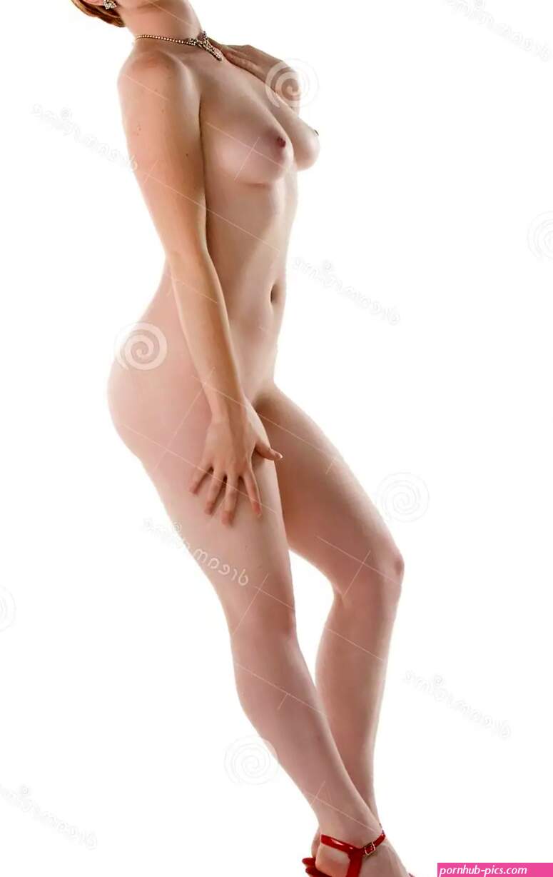 Naakte Pin-up Girl Stock Foto