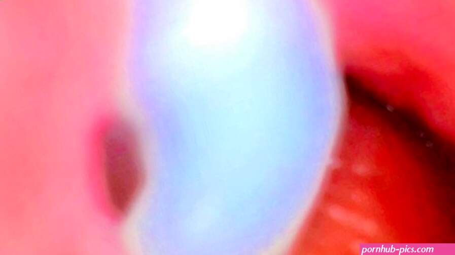 Endoscope Camera Inside My Pink Pussy Records How He Fills Me With Cum
