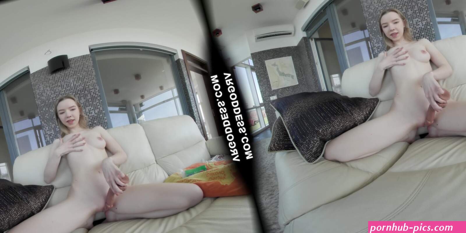 Young Kitty Kate Masturbating And Getting Herself Off With A Rubber Dildo