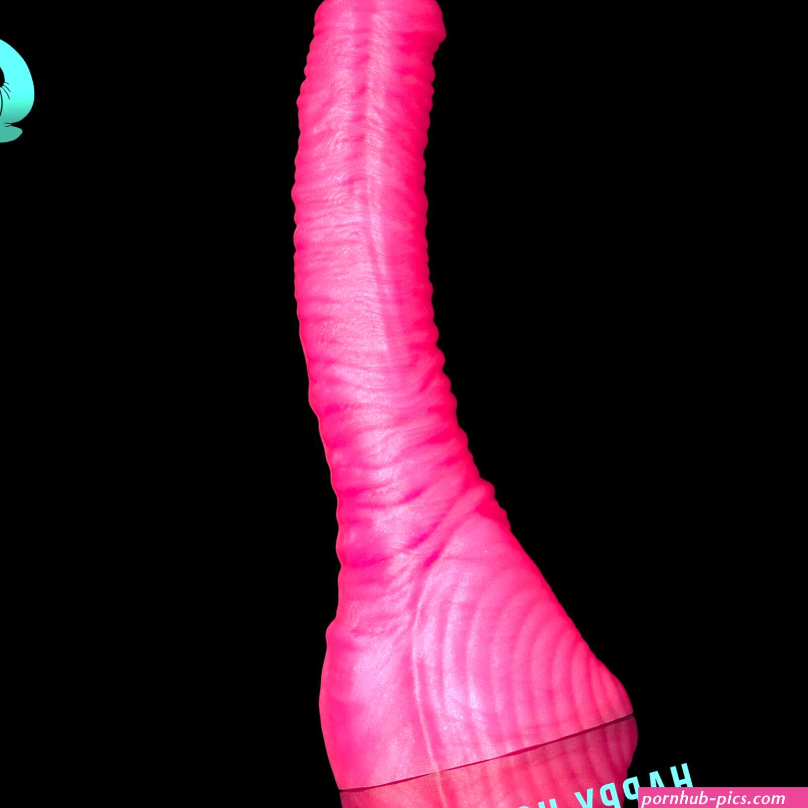 Geo UV Sparkle Pink Silicone Dildo MTO