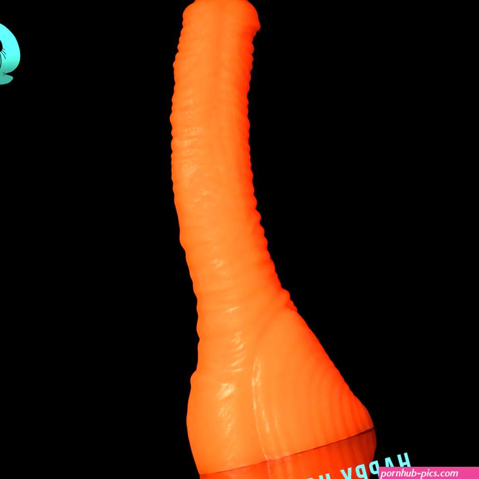 Geo Dildo UV Sparkle MTO Orange