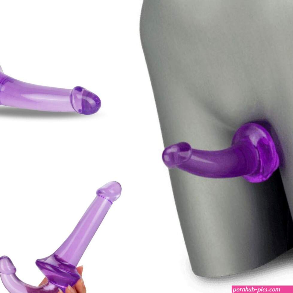 Strapless Strap On Double Ended Penetration DP G-spot Anal Dildo Sex Toys
