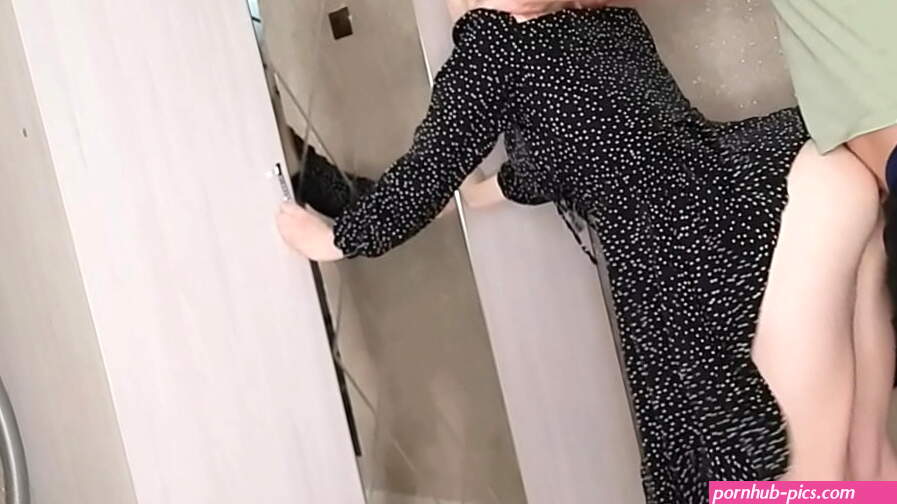 A Blonde In A Short Dress And Without Panties Is Roughly Fucked In Different Poses