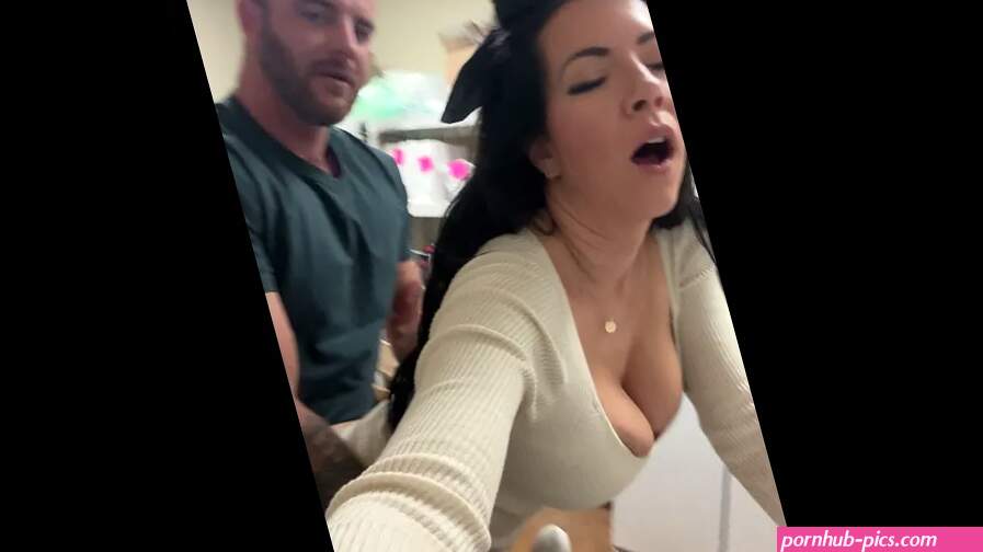 Fucking the Sexy Manager in her Tight Dress in the back Office during Work.