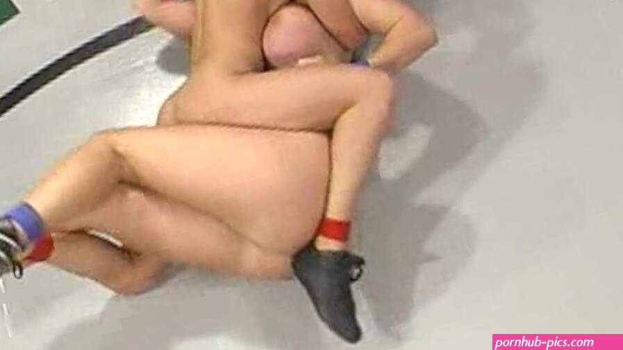 Naked Ninja wrestling!