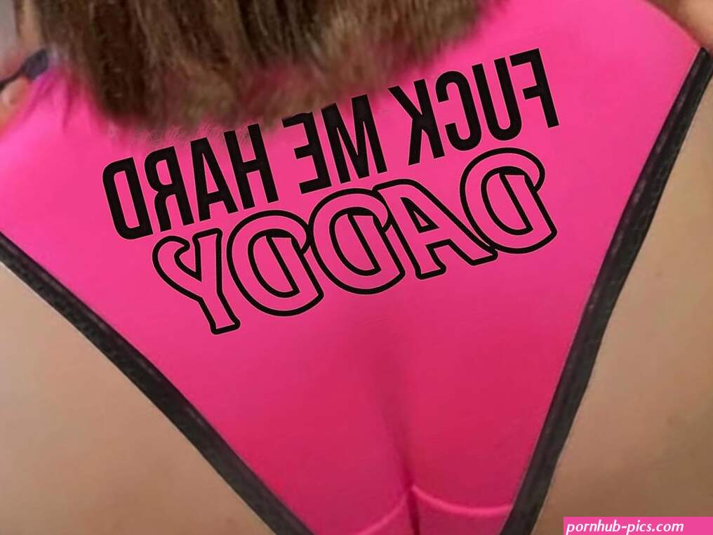 Knaughty Knickers Fuck Me Hard Daddy DDLG Pink and Black Bikini Panties Sexy Underwear Lace Trim at Amazon Womens Clothing store