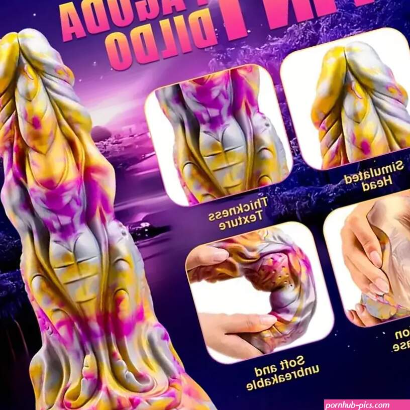 8.5in Fantasy Monster Silicone Dildo For Anal Sex Orgasm Masturbation