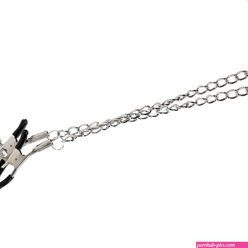 Sex Mischief Chained Nipple Clamps