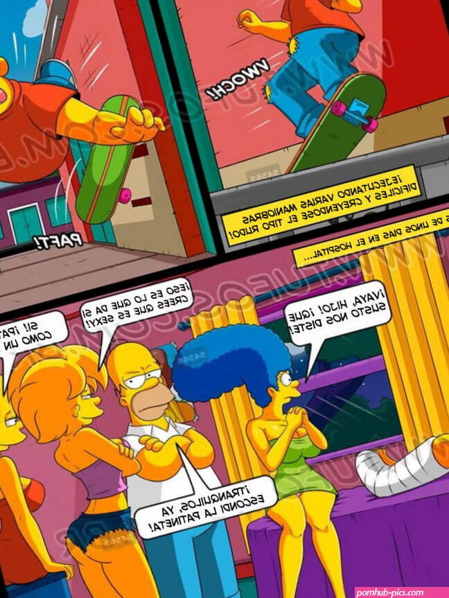 Cuidando al Hijo Accidentado Los Simpsons Sex Comix