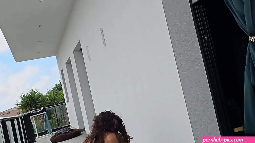FUCKING ON THE BALCONY WITH A HOT NEIGHBOR