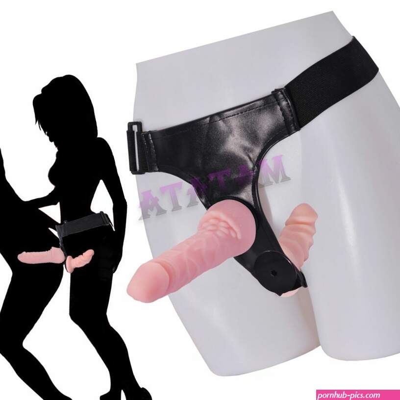 Strap-on Dildo Double Penetration Pegging Kit With Harness