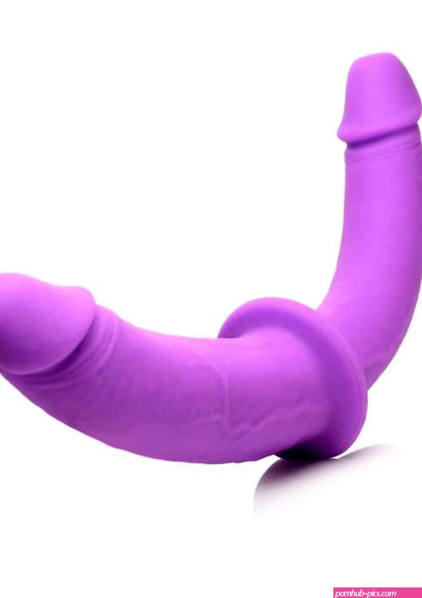 Strap U Double Charmer Silicone Double Dildo with Harness