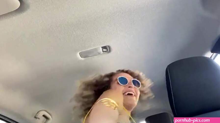 Ginger Banks Public Flashing and Masturbation on the Side of the Road in a Car! Risky!
