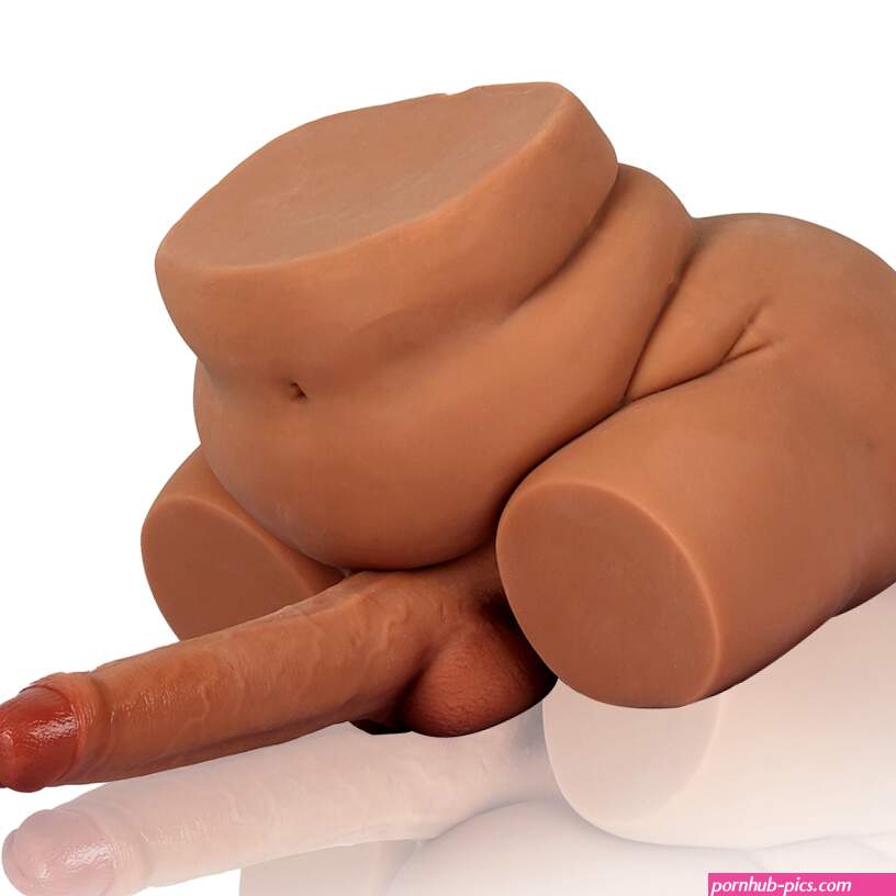 Chris-13.22LB Fat Butt Trans Sex Torso With 7.87 x 1.77 Big Dildo Pussy