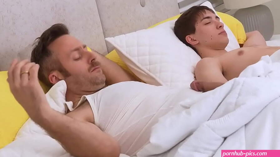 Step daddy fucks step son before he leaves for college