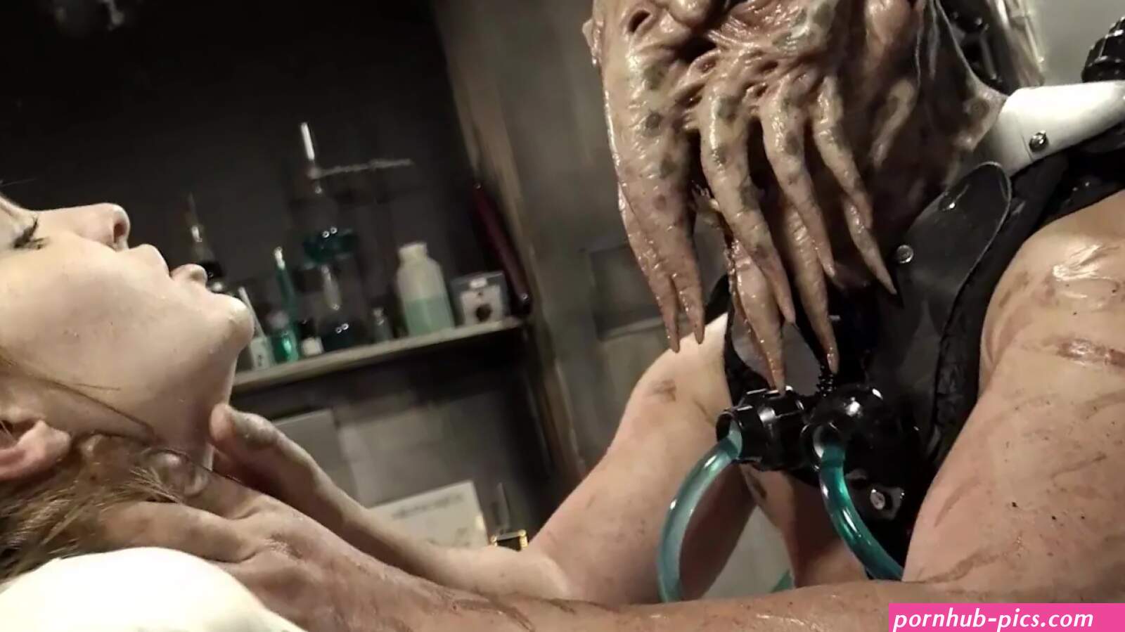 Rough Horror Porn Movie: Resurrected Cthulhu With Erected Dick Fucks Beautiful Seductive Doctor Bell Claire