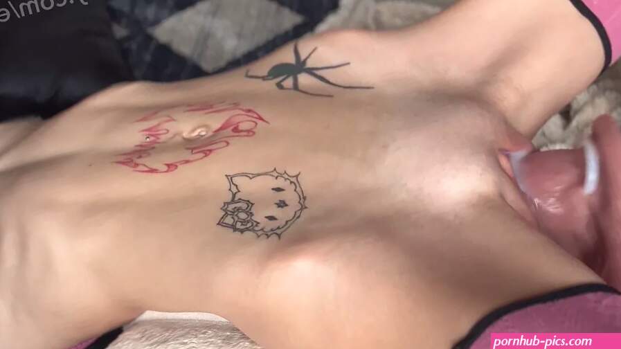 DEEP fuck with belly bulges on sex machine