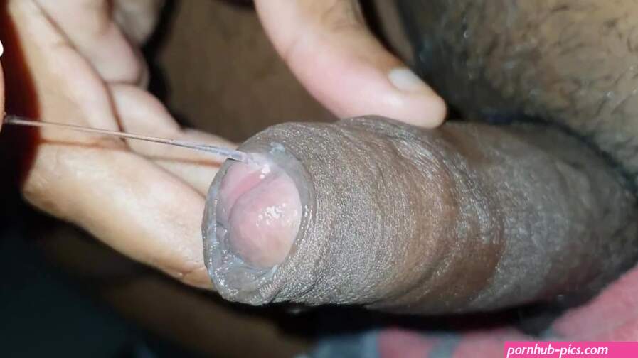 Fingering my Foreskin and Playing with my Precum