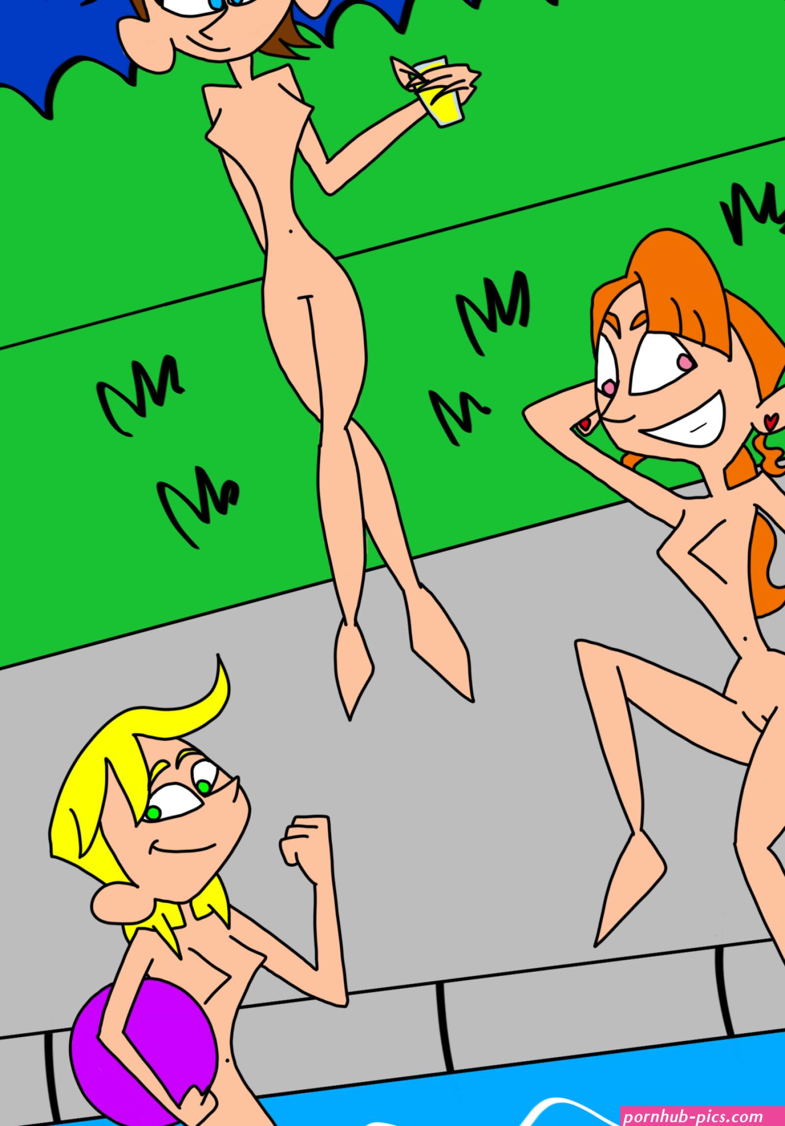Marine sisters naked on pool by matiriani1999 on DeviantArt