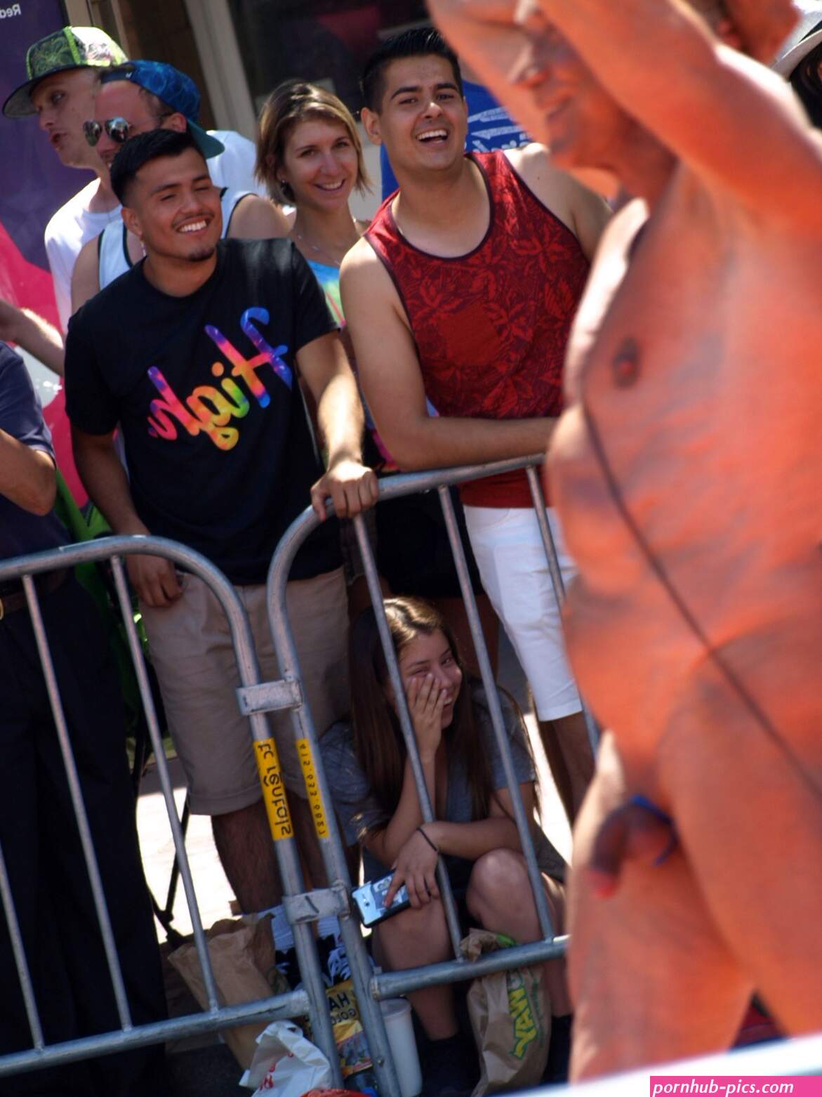 San Franciscos aristocrats law enforcement and nudists come out for Pride