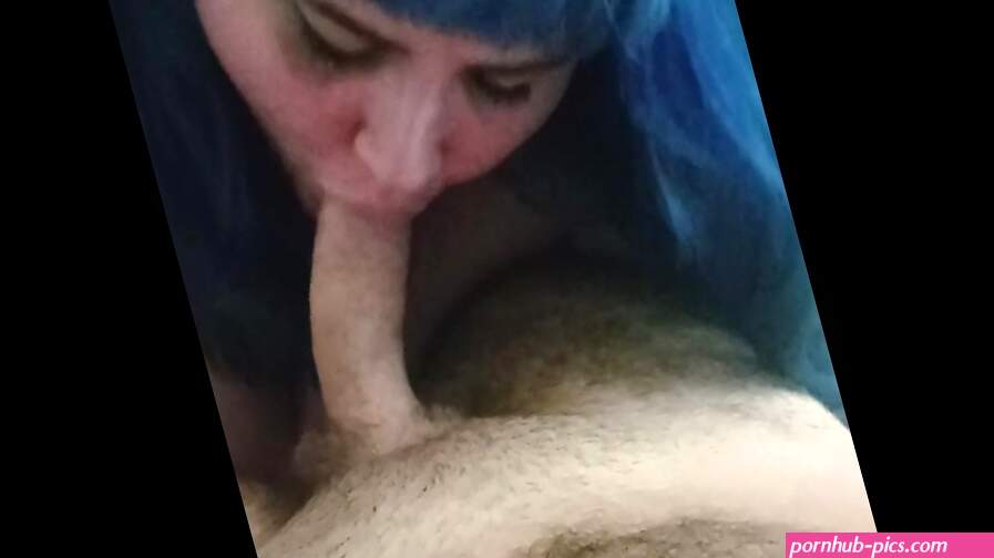Sloppy blowjob! Deep throat all on my mouth big boobs