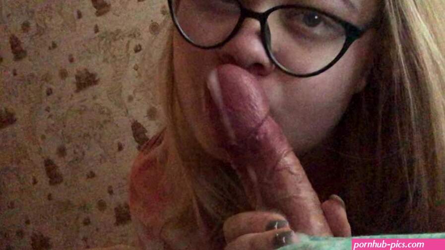 Teen Practicing Her First Blowjob On Cam
