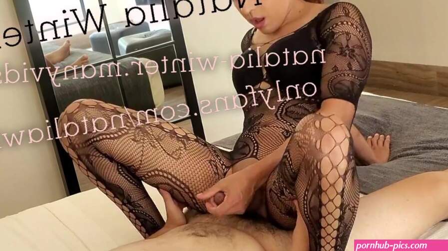 Amateur crossdresser fucking with a young shy boy