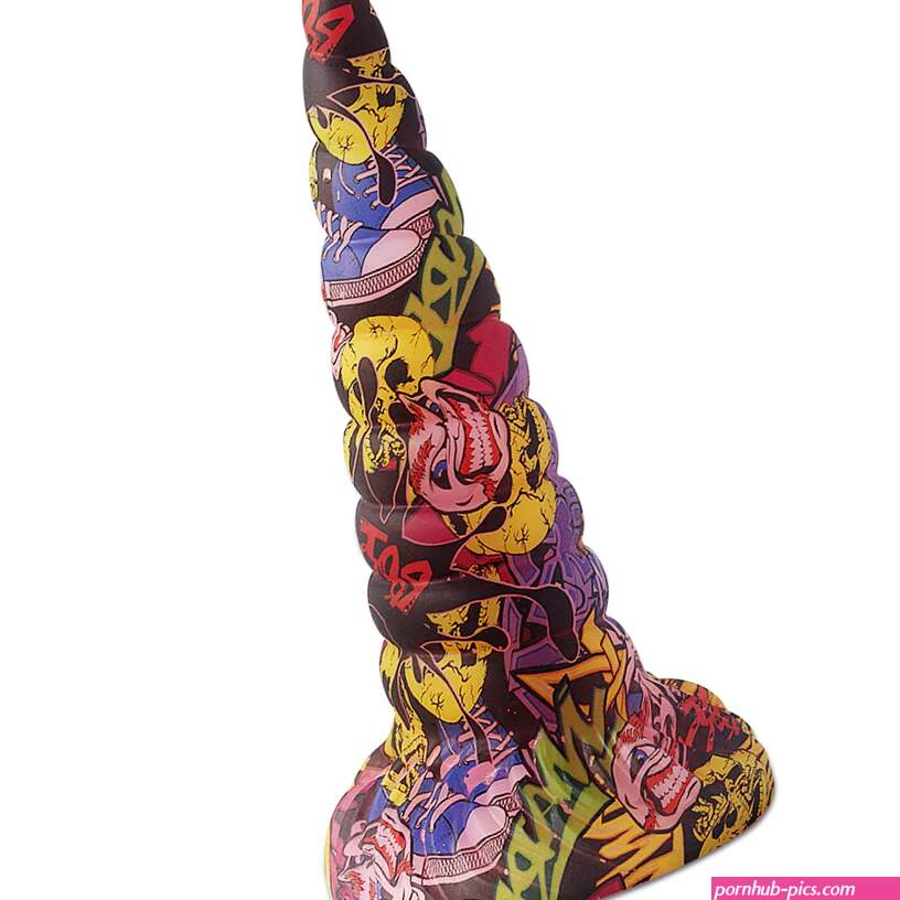 Camo Cone Anal Dildo Big Suction Cup Sex Toys for Women
