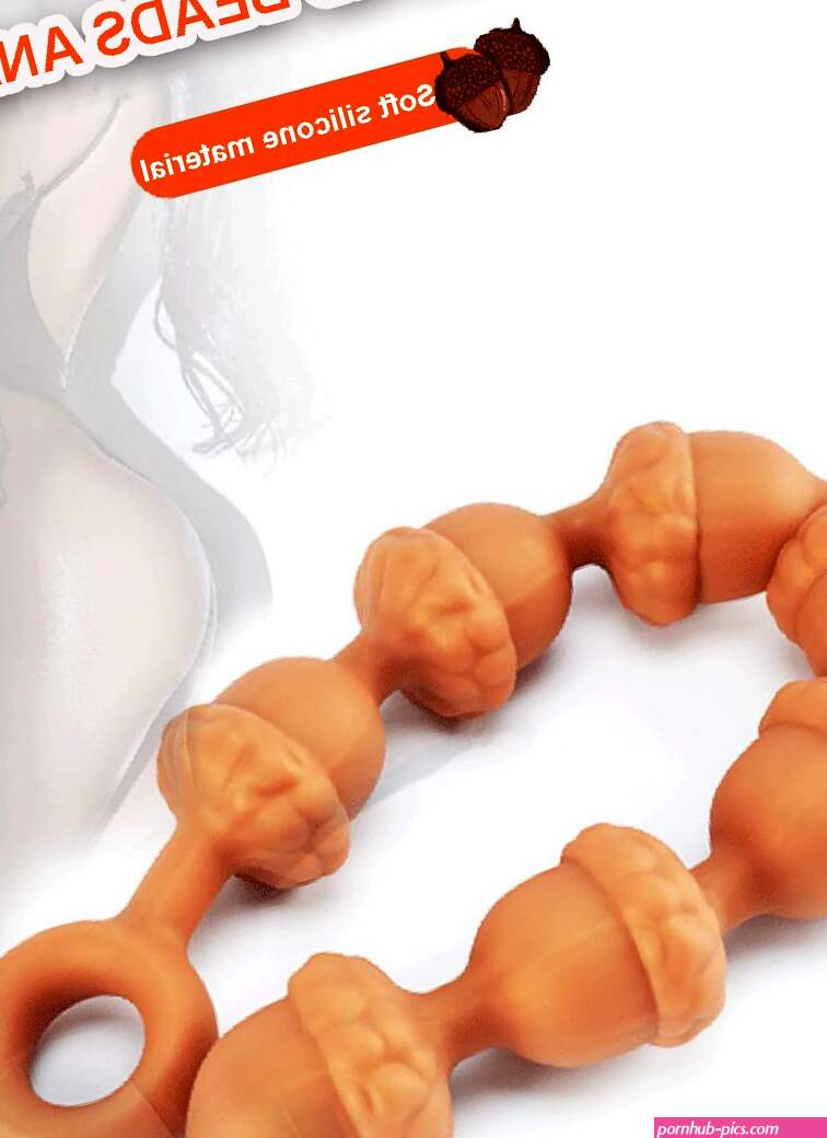 63CM Long Acorn Shaped Bead Anal Plug Silicone Plug Beads Butt Plug Anal Sex Toy