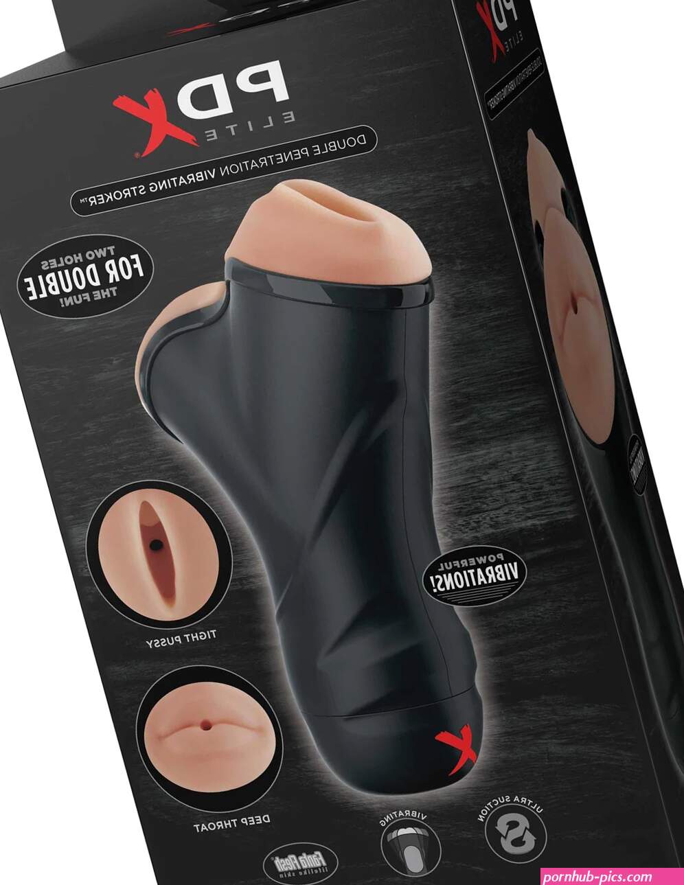 Double Penetration Vibrating Stroker