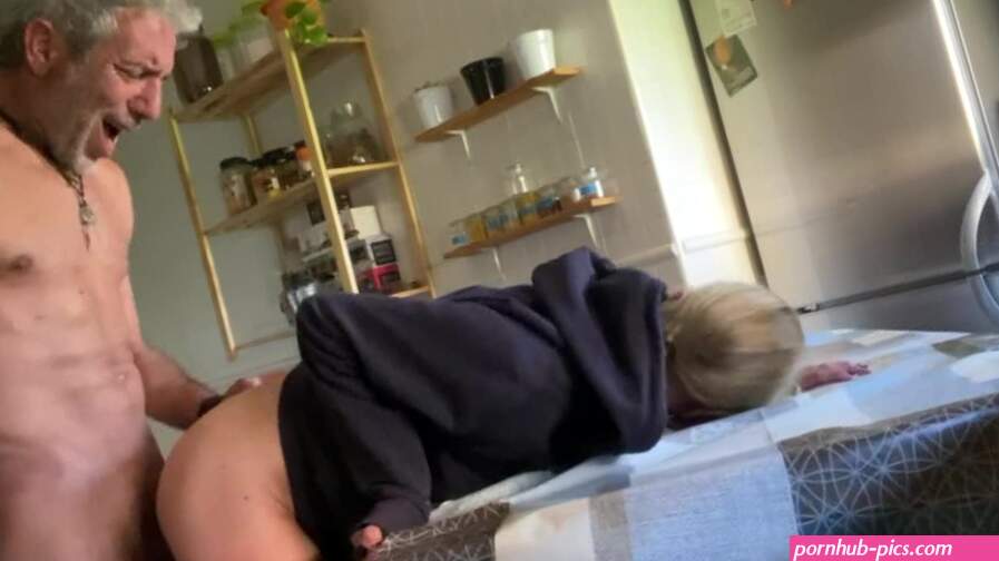 WIFE FUCKED WILDLY AGAINST THE KITCHEN TABLE