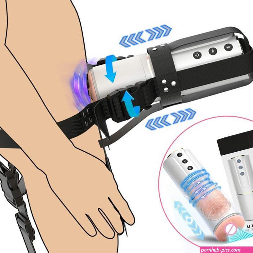 Wearable Hands-free Adjustable Male Telescoping Masturbation Cup Sex Toy For Men