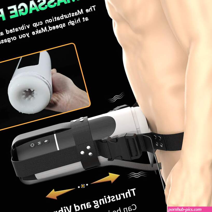 Waterproof Male Hands Free Wearable Masturbator Automatic Pocket Pussy