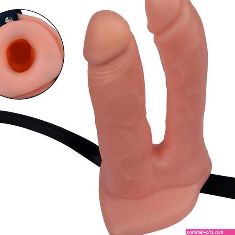 Harness Double Hollow Dildo