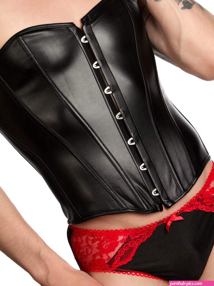 Unisex Vegan Leather Corset