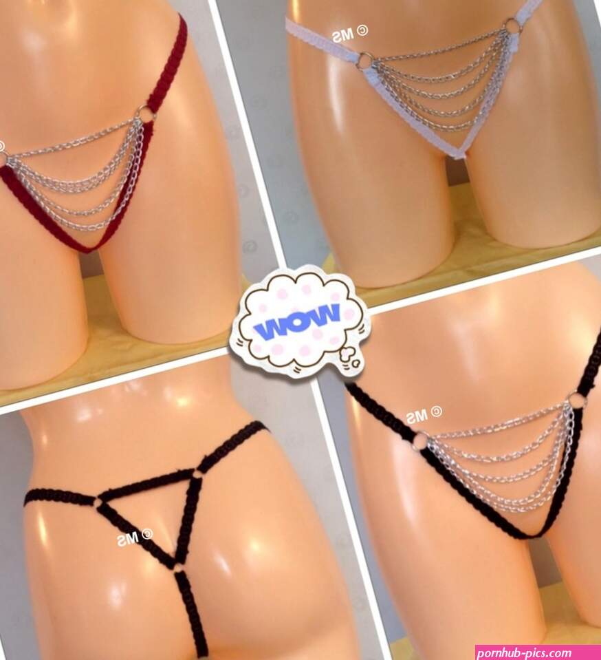 SEXY MICRO G STRING OPEN CROTCH THONGS EXTREME FETISH CHAIN CROTCHLESS LINGERIE