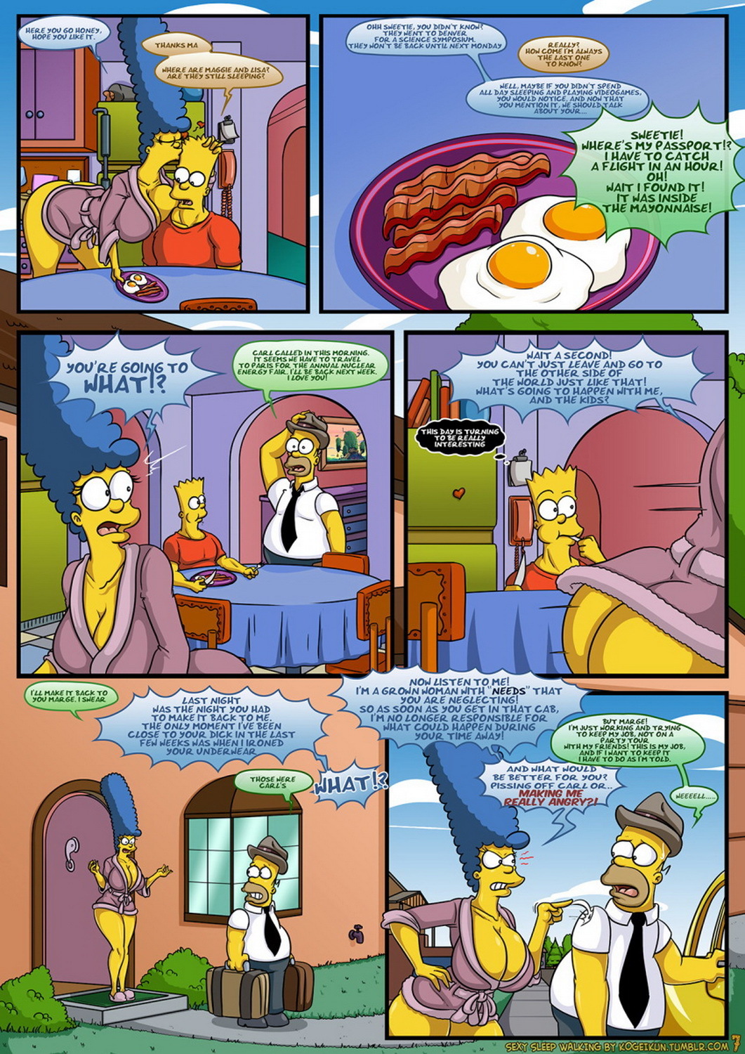 Bart Simpson and Marge Simpson Hentai XXX Your Cartoon Porn
