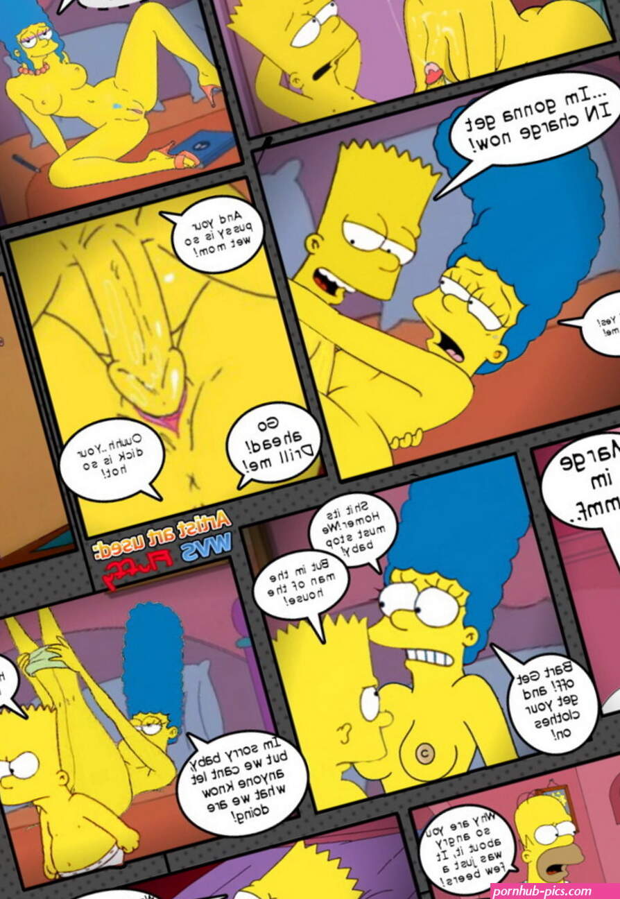 Marge Simpson and Bart Simpson Cum Your Cartoon Porn